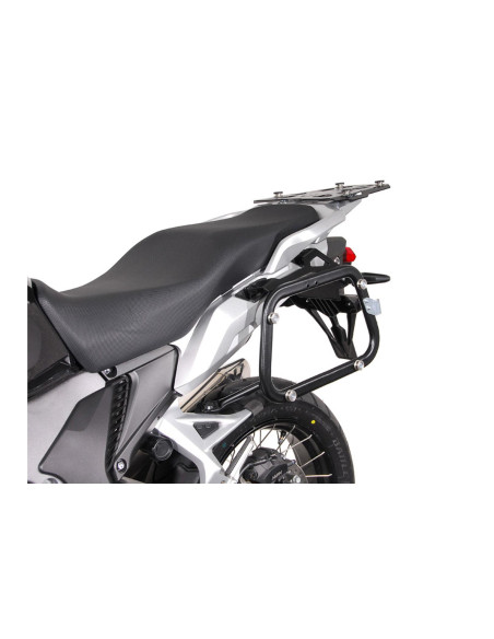 Valises latérales SW-MOTECH TRAX ADV 37 Litres avec support x2 HONDA VFR 1200 X Crosstourer 2011-2015 Noir