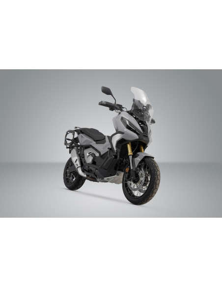 Valises latérales SW-MOTECH TRAX ADV 37 Litres avec support x2 HONDA VFR 1200 X Crosstourer 2011-2015 Gris