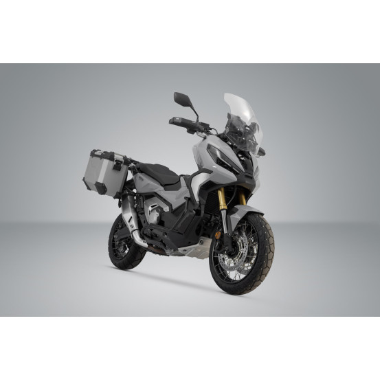 Valises latérales SW-MOTECH TRAX ADV 45 Litres gauche - 37 Litres droite avec support x2 HONDA X-ADV 2020 - Noir