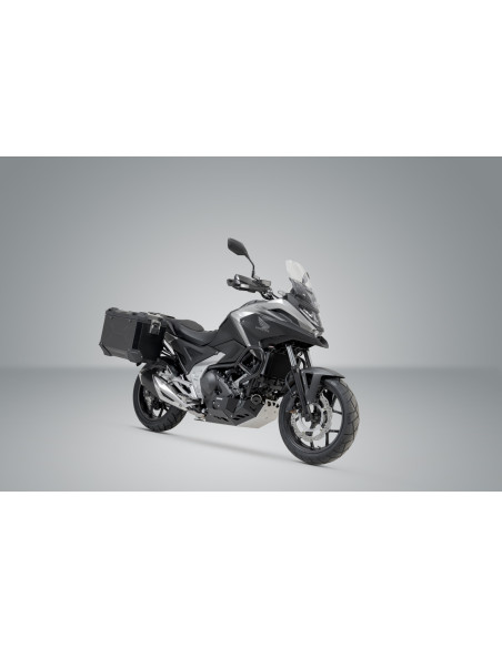 Valises latérales SW-MOTECH TRAX ADV 37 Litres avec support x2 HONDA NC 750 X 2020 - NC 750 XD 2020 Noir