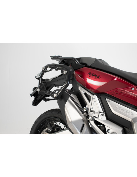 Valises latérales SW-MOTECH TRAX ADV 45 Litres avec support x2 HONDA NC 750 X 2020 -NC 750 XD 2020 Argent