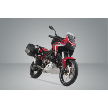 Valises latérales SW-MOTECH DUSC gauche L 41 Litres - droite M 33 Litres avec supports x2 HONDA CRF 1100 L 2019 - 2021 2