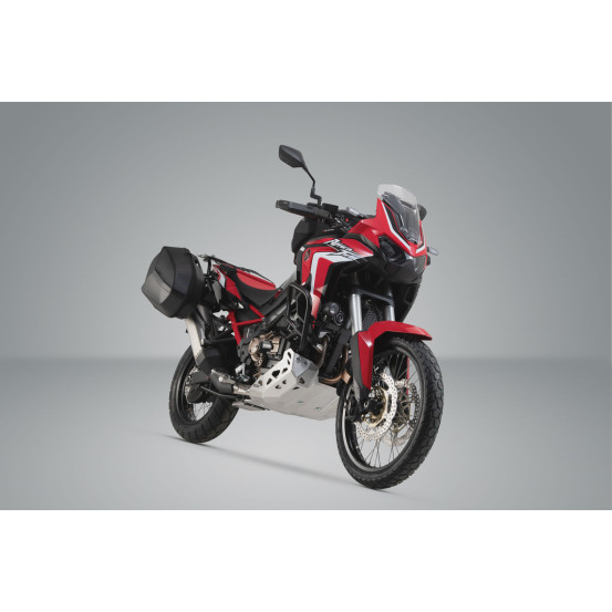Valises latérales SW-MOTECH DUSC gauche L 41 Litres - droite M 33 Litres avec supports x2 HONDA CRF 1100 L 2019 - 2021