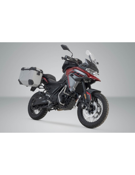 Valises latérales SW-MOTECH TRAX ADV 37 Litres gauche - 45 Litres droite avec support x2 VOGE 650 DS - X 2022-2024 - Noir
