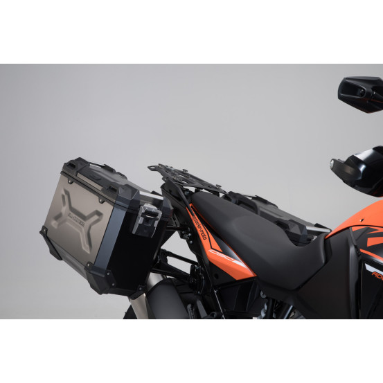 Valises latérales SW-MOTECH DUSC gauche L 41 Litres - droite M 33 Litres avec supports x2 KTM Adventure 1050 - 1090 - 1190 - ..