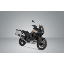 Valises latérales SW-MOTECH TRAX ADV 45 Litres gauche - 37 Litres droite avec support x2 KTM 1290 Super Adventure/R/S 2021 Noir 2