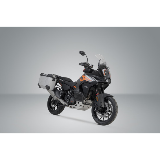 Valises latérales SW-MOTECH TRAX ADV 45 Litres gauche - 37 Litres droite avec support x2 KTM 1290 Super Adventure/R/S 2021 Noir