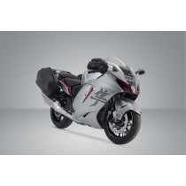 Valises latérales SW-MOTECH TRAX ADV 45 Litres gauche - 37 Litres droite avec support x2 SUZUKI V-Strom 1050DE 2022 2