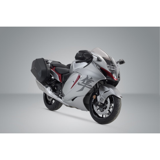 Valises latérales SW-MOTECH TRAX ADV 45 Litres gauche - 37 Litres droite avec support x2 SUZUKI V-Strom 1050DE 2022