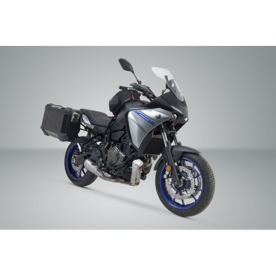 Valises latérales SW-MOTECH TRAX ADV 45 Litres avec support x2 YAMAHA XT 660 Z Ténéré 2007-2016 Gris