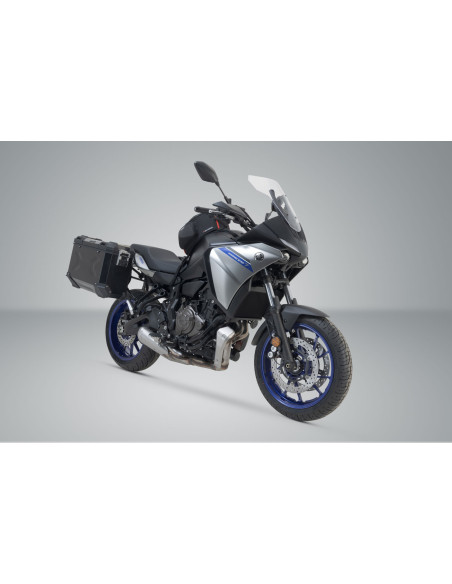 Valises latérales SW-MOTECH TRAX ADV 45 Litres avec support x2 YAMAHA XT 660 Z Ténéré 2007-2016 Gris