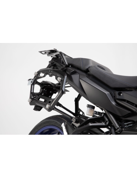 Valises latérales SW-MOTECH TRAX ADV 37 Litres avec support x2 YAMAHA Tracer 900 - MT-09 Tracer 2017-2020 - GT 2018-2020 Gris