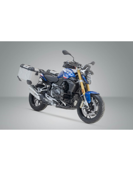 Valises latérales SW-MOTECH TRAX ADV 45 Litres avec support x2 BMW R 1200 R/RS 2014-2018 - R 1250 R/RS 2018 Noir