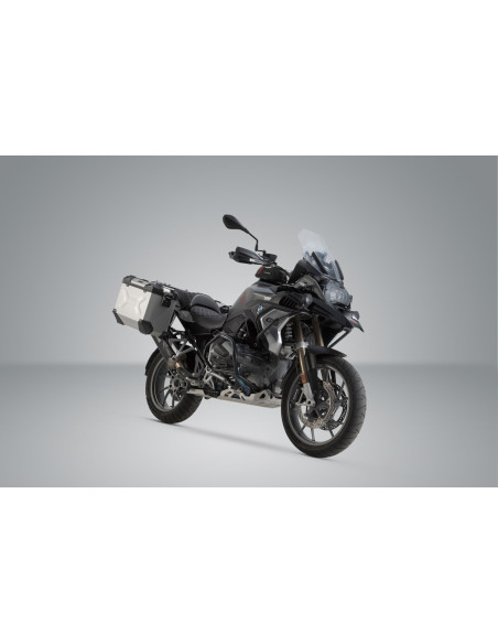 Kit valises SW-MOTECH TRAX ADV + silencieux Akrapovic BMW R 1250 GS - Adventure 2018 - Rallye 2021 Noir