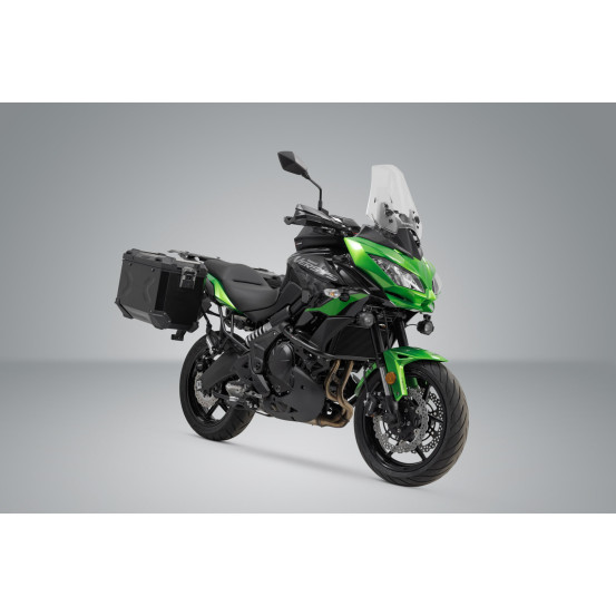 Valises latérales SW-MOTECH TRAX ADV 37 Litres avec support x2 KAWASAKI Versys 650 2014-2021 Gris