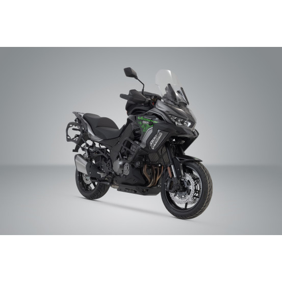Valises latérales SW-MOTECH TRAX ADV 45 Litres avec support x2 KAWASAKI Versys 650 2014-2021 Gris
