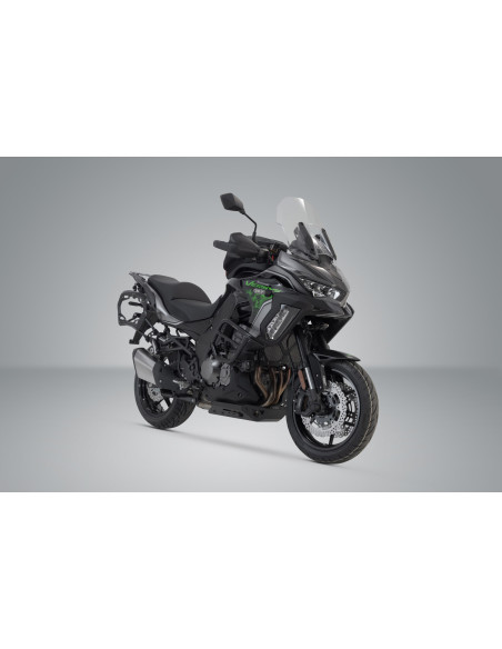 Valises latérales SW-MOTECH TRAX ADV 45 Litres avec support x2 KAWASAKI Versys 650 2014-2021 Gris