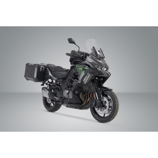 Valises latérales SW-MOTECH TRAX ADV 37 Litres avec support x2 KAWASAKI Versys 1000/GT/S 2018 Noir