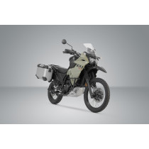 Valises latérales SW-MOTECH TRAX ADV 45 Litres gauche - 37 Litres droite avec support x2 KAWASAKI KLR 650 2022 Noir 2