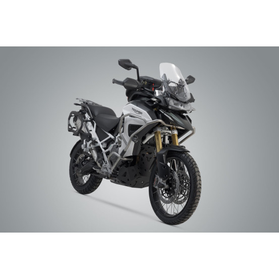 Valises latérales SW-MOTECH DUSC gauche L 41 Litres - droite M 33 Litres avec supports x2 TRIUMPH 1200 GT - Rally Pro - GT Pr..