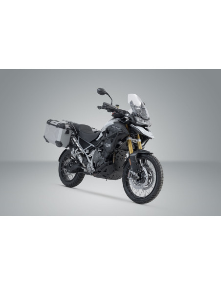 Valises latérales SW-MOTECH TRAX ADV 45 Litres gauche - 37 Litres droite avec support x2 TRIUMPH 1200 Tiger Rally Pro - GT - ..