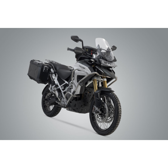 Valises latérales SW-MOTECH TRAX ADV 45 Litres gauche - 37 Litres droite avec support x2 TRIUMPH 1200 Tiger Rally Pro - GT - ..