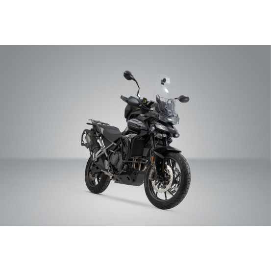 Valises latérales SW-MOTECH TRAX ADV 45 Litres gauche - 37 Litres droite avec support x2 TRIUMPH 1200 Tiger GT Explorer - Ral..