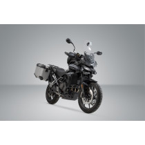 Valises latérales SW-MOTECH TRAX ADV 45 Litres gauche - 37 Litres droite avec support x2 TRIUMPH 900 Tiger 2019 - Noir 2