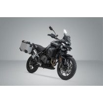 Kit valises SW-MOTECH TRAX ADV + Silencieux Akrapovic TRIUMPH 900 Tiger 2019 - Gris 2