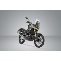 Kit valises en aluminium TRAX ADV + Akrapovic SW-MOTECH Argent 45 / 37 L Triumph Tiger 900 2019-2023 2
