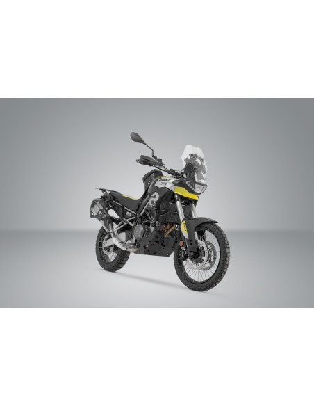 Kit valises en aluminium TRAX ADV + Akrapovic SW-MOTECH Argent 45 / 37 L Triumph Tiger 900 2019-2023