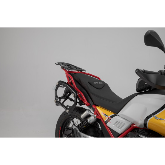 Valises latérales SW-MOTECH TRAX ADV 45 Litres gauche - 37 Litres droite avec support x2 APRILIA Tuareg 660 2021 Gris