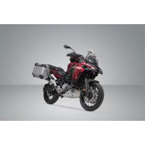 Valises latérales SW-MOTECH TRAX ADV 45 Litres gauche - 37 Litres droite avec support x2 BENELLI TRK 502 X 2018 Noir 2