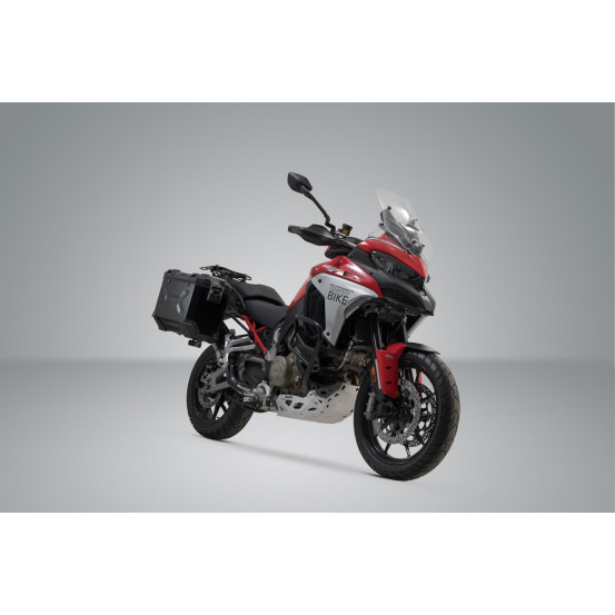 Kit valises en aluminium TRAX ADV modèle USA SW-MOTECH 37 / 37 l Ducati Multistrada V4 2020-2024