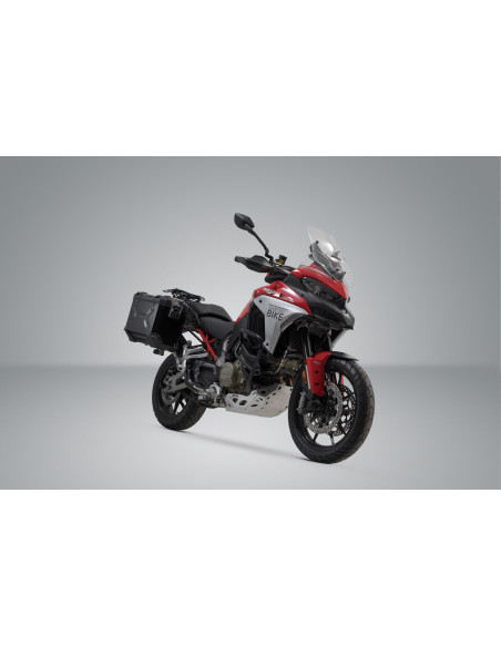 Kit valises en aluminium TRAX ADV modèle USA SW-MOTECH 37 / 37 l Ducati Multistrada V4 2020-2024