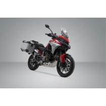 Kit valises en aluminium TRAX ADV modèle USA SW-MOTECH Argent 45 / 45L Ducati Multistrada V4 2020-2024 2