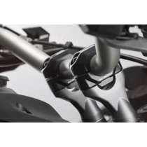 Réhausse de guidon Ø 28 mm SW-MOTECH 20 mm APRILIA - BENELLI - HONDA - KTM - TRIUMPH - YAMAHA Gris 2