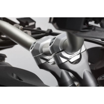 Réhausse de guidon Ø 28 mm SW-MOTECH 30 mm APRILIA - BENELLI - HONDA - KTM - TRIUMPH - YAMAHA Noir 2