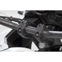 Réhausse de guidon Ø 28 mm SW-MOTECH 30 mm APRILIA - BENELLI - HONDA - KTM - TRIUMPH - YAMAHA Gris 2