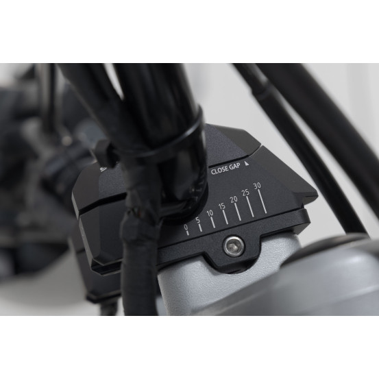 Réhausse de guidon Ø 28 mm SW-MOTECH 20 mm APRILIA - BENELLI - HONDA - KTM - TRIUMPH - YAMAHA Noir
