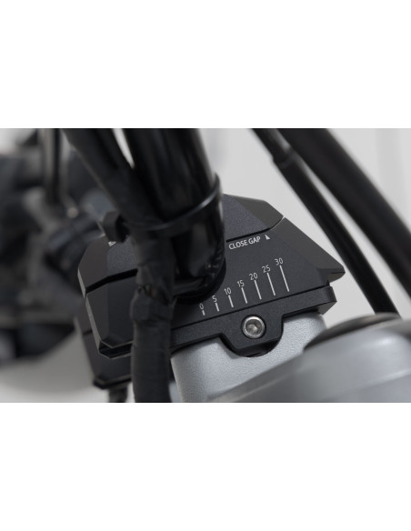 Réhausse de guidon Ø 28 mm SW-MOTECH 20 mm APRILIA - BENELLI - HONDA - KTM - TRIUMPH - YAMAHA Noir