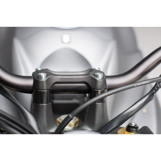 Réhausse de guidon Ø 32 mm SW-MOTECH 32 mm avec déport réglable 5 à 30 mm BMW S 100 XR - R 1200 GS - Adventure - Rallye - R 1..