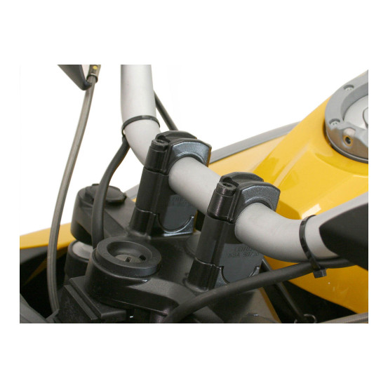 Réhausse de guidon Ø 28 mm SW-MOTECH 20 mm SUZUKI GSX-S 1000 2015-2021 - Katana 2019 Noir