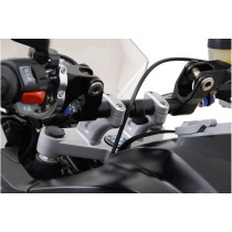 Réhausse de guidon SW-MOTECH 30 mm BMW R 1200 GS 2004-2007 - Adventure 2005-2013 -F 800 GS Adventure 2013-2018 Noir 2