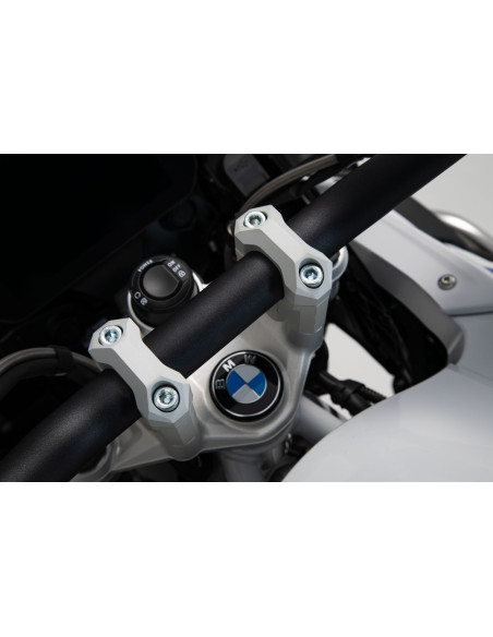 Réhausse de guidon Ø 32 mm SW-MOTECH 40 mm BMW R 1200 GS 2012-2018 - Adventure 2013-2016 - Rallye 2016-2018 - R 1250 GS - Adv..
