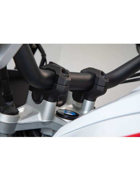 Réhausse de guidon Ø 32 mm SW-MOTECH 40 mm BMW R 1200 GS 2012-2018 - Adventure 2013-2016 - Rallye 2016-2018 - R 1250 GS - Adv..