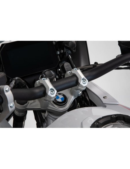 Réhausse de guidon SW-MOTECH 32 mm BMW S 1000 XR - R 1200 GS - Adventure - Rallye - R 1250 GS - Adventure - Rallye Noir