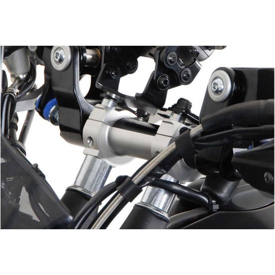 Réhausse de guidon SW-MOTECH 20 mm DUCATI Desert X 2022 - Gris