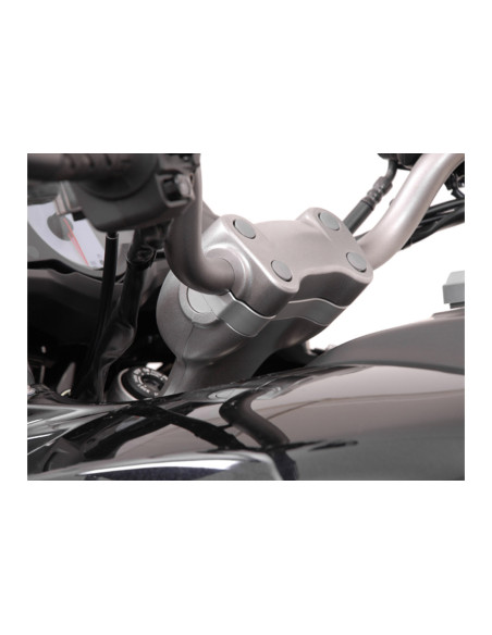 Réhausse de guidon SW-MOTECH 30 mm BMW R 1200 GS 2008-2013 Gris