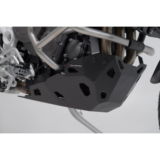 Sabot moteur SW-MOTECH TRIUMPH Tiger 900/GT/Pro 2021 sans pare carter origine Noir
